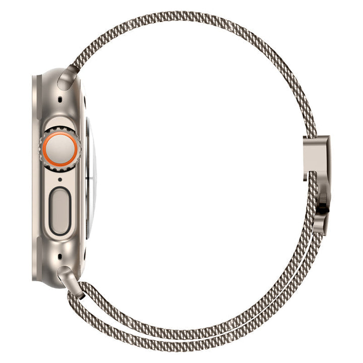 Accesorio de reloj inteligente: Correa Milanese unisex de acero inoxidable, cómoda y resistente.