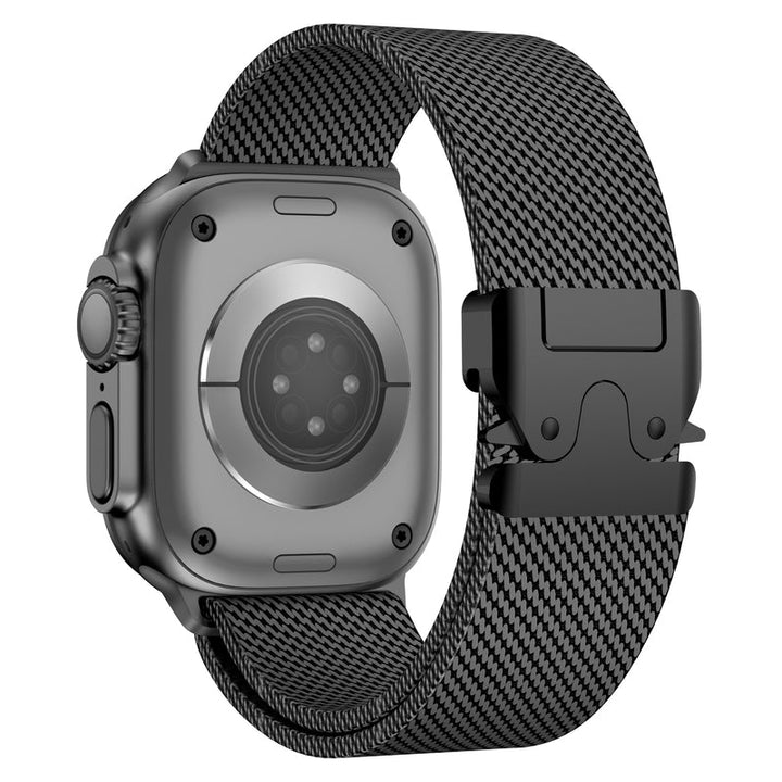 Correa Milanese para smartwatch, acero inoxidable, compatible con varios modelos, ajuste seguro.