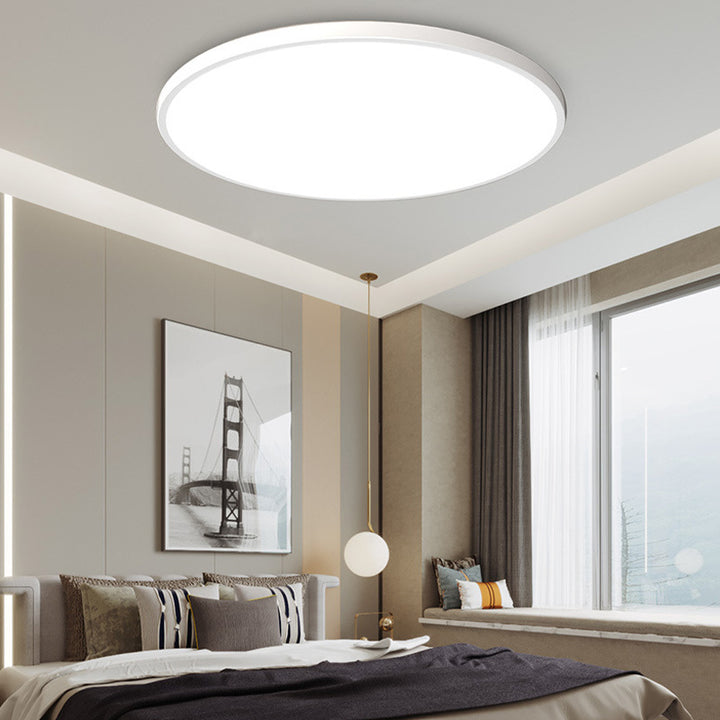 Plafón LED minimalista para techos. Ultra delgado, ideal para sala y dormitorio.