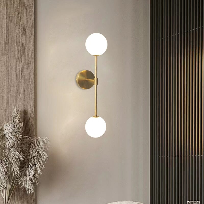 Iluminación de pared moderna LED, diseño minimalista, perfecto para pasillos y entradas. Eficiente.