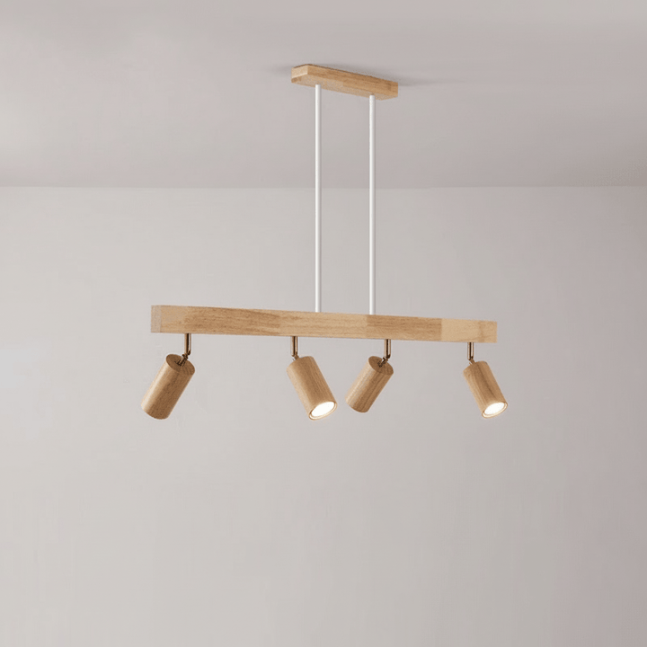 Lámpara de techo minimalista LED, focos ajustables E27, iluminación interior nórdica para hogar.