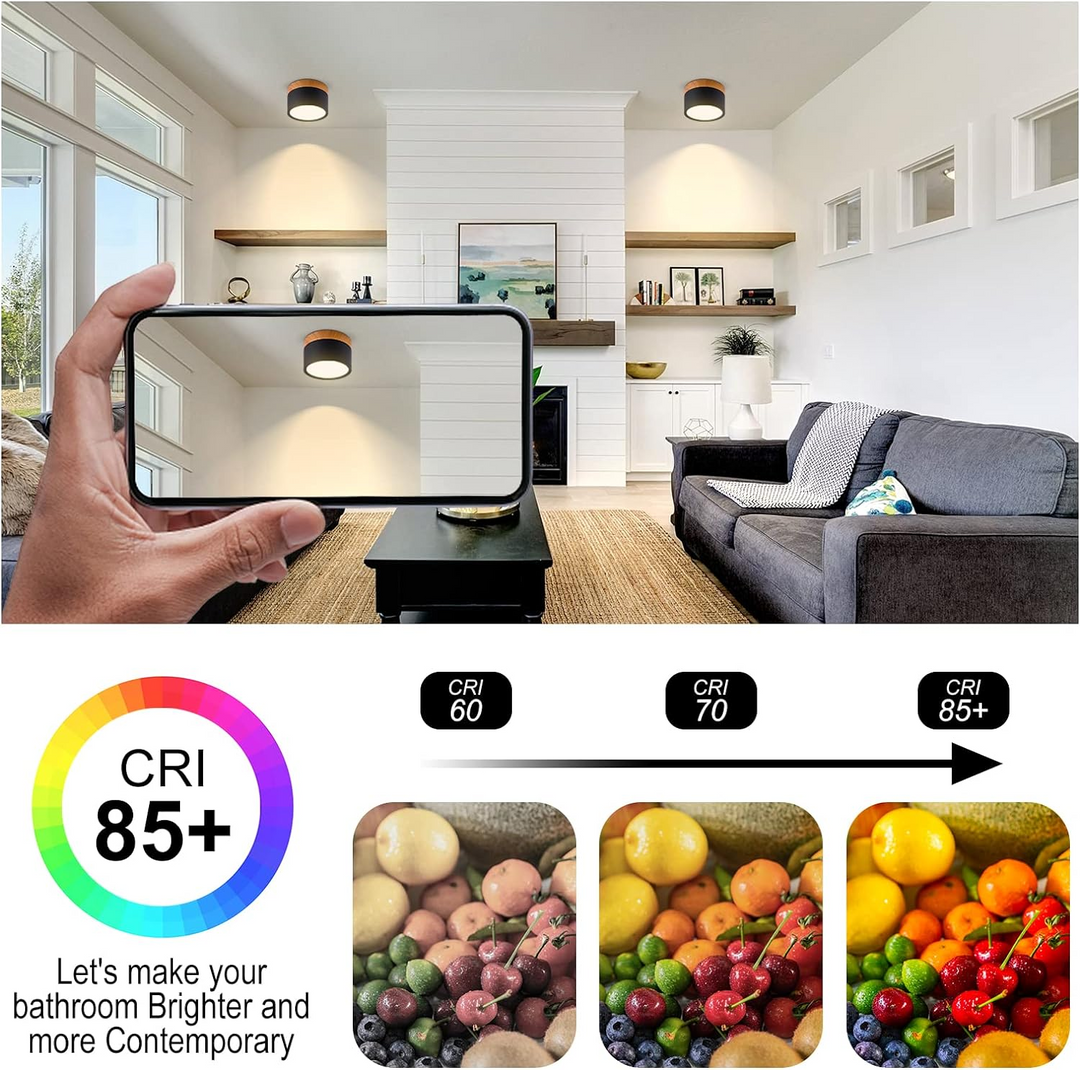 Luz de techo LED moderna, diseño cilíndrico, para cualquier espacio interior.