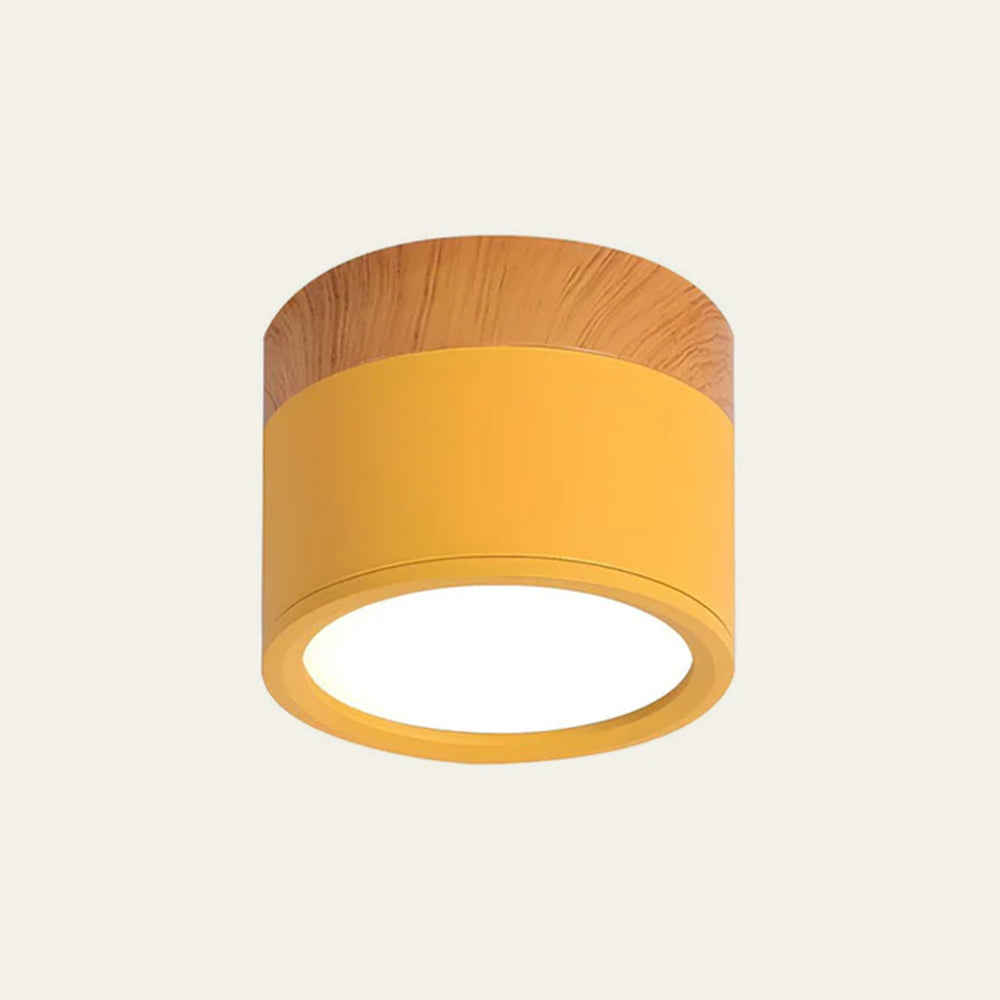 Iluminación LED para techo, foco cilíndrico, luz para decoración de hogar.
