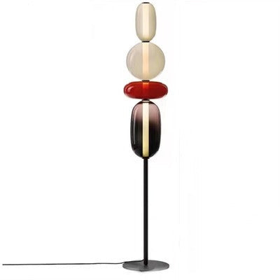 Lámpara de mesa LED regulable, negra y bronce, que ofrece iluminación de diseño y ahorro energético.