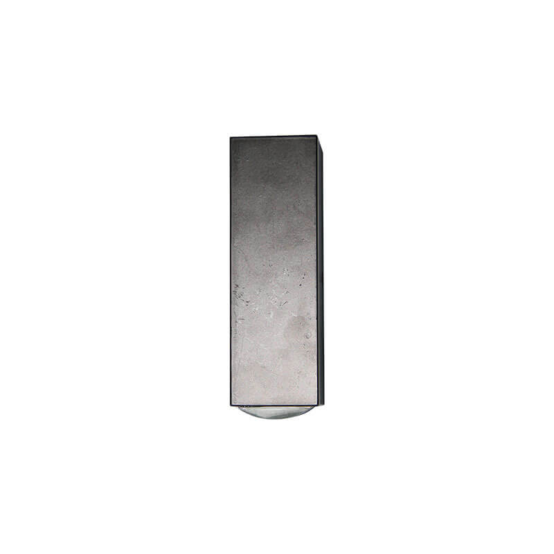Foco exterior LED impermeable, rectangular, con luz blanca brillante para fachada.