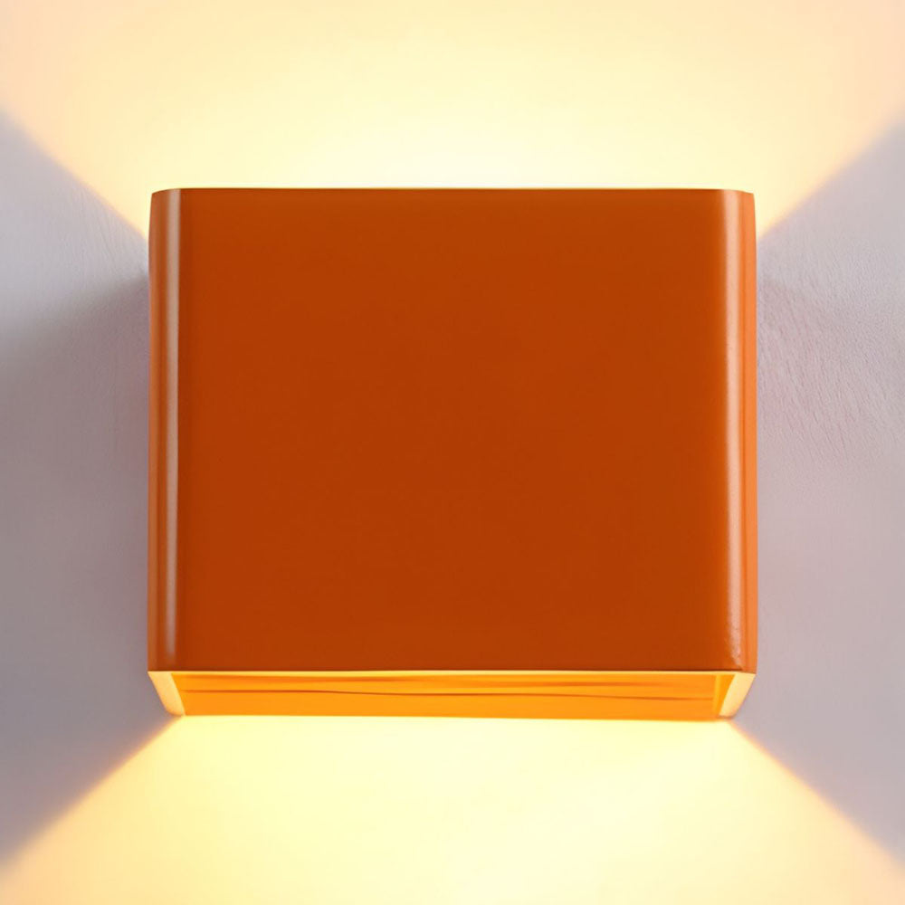 Luz LED de pared para sala, iluminación arriba y abajo, diseño contemporáneo del hogar.