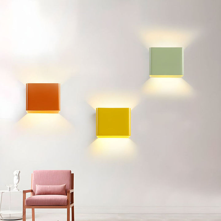 Lámpara de pared LED, luz arriba y abajo, diseño moderno que realza la decoración interior.