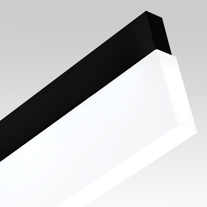Elegante lámpara colgante LED rectangular, estilo moderno y minimalista, optimiza la iluminación del hogar.