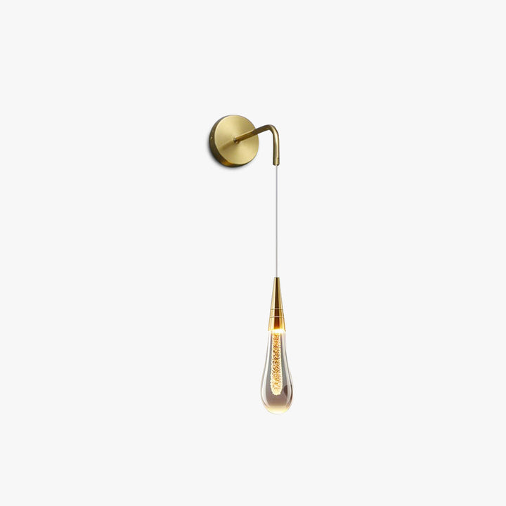 Lámpara colgante Astra LED de diseño moderno, acabado oro y negro, luz cálida para techos.