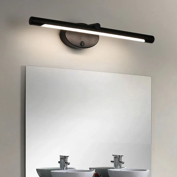 Luminaria de pared LED rectangular Seren, eficiencia energética superior. Luz moderna regulable para diseño interior sofisticado.