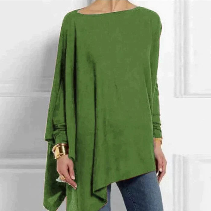 Suéter oversize de mujer para otoño-invierno. Prenda de moda, elegante y cómoda. Ideal para tu armario.