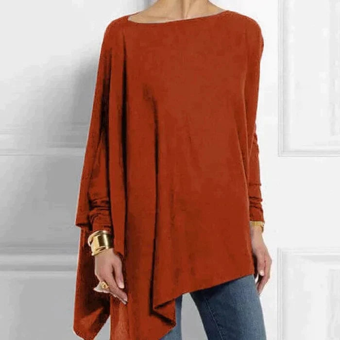 Suéter oversize para mujer, máxima comodidad y estilo en otoño e invierno. Tejido suave y diseño elegante.