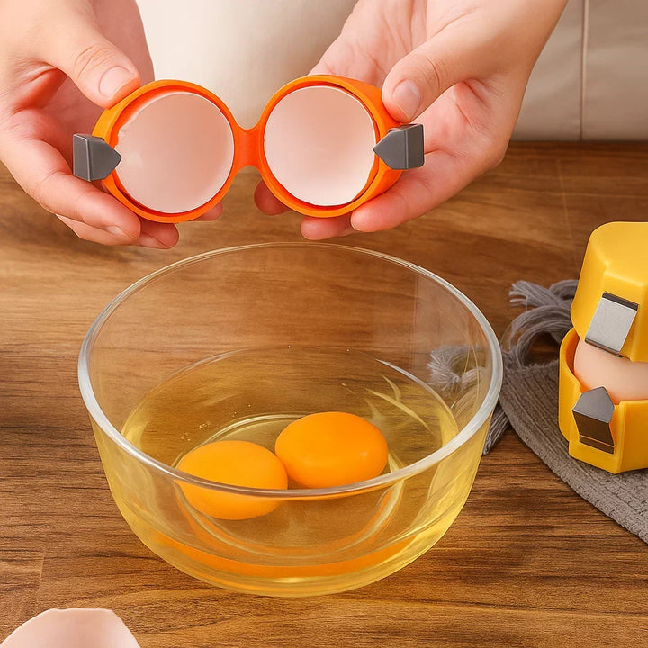 Abridor de huevos manual, esencial para una preparación de alimentos rápida y sin suciedad en tu cocina.