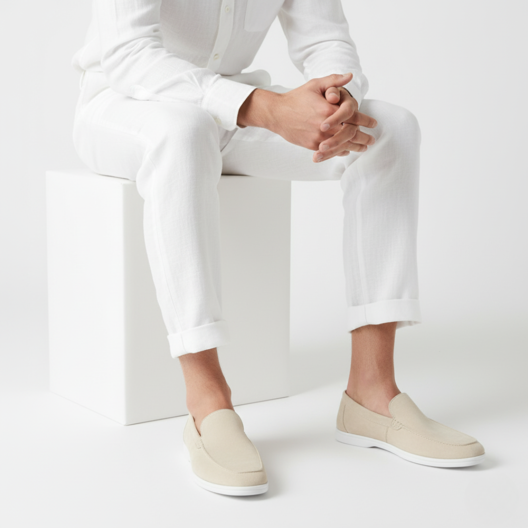 Mocasines de hombre ultracómodos, calzado slip-on, estilo relajado y elegante.
