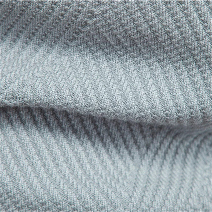 Jersey de hombre slim fit, suéter de punto para invierno, moda masculina elegante y cómoda.