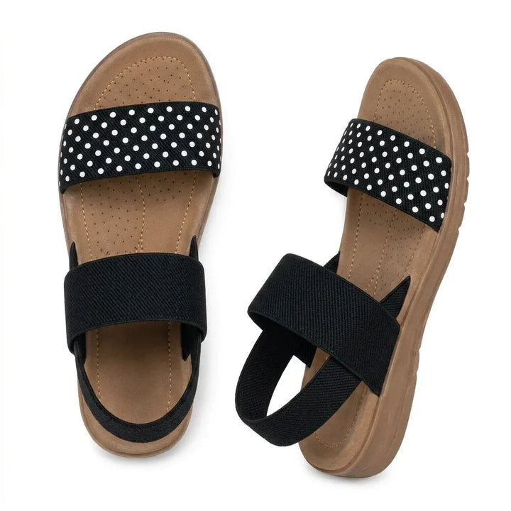 Regalo ideal: sandalias elásticas de mujer, ligeras, cómodas y de moda veraniega.