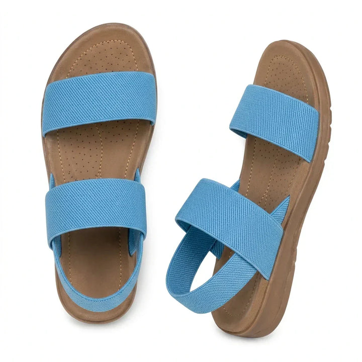 Sandalias de mujer duraderas y elásticas. Ligeras y con confort prolongado para la temporada cálida.