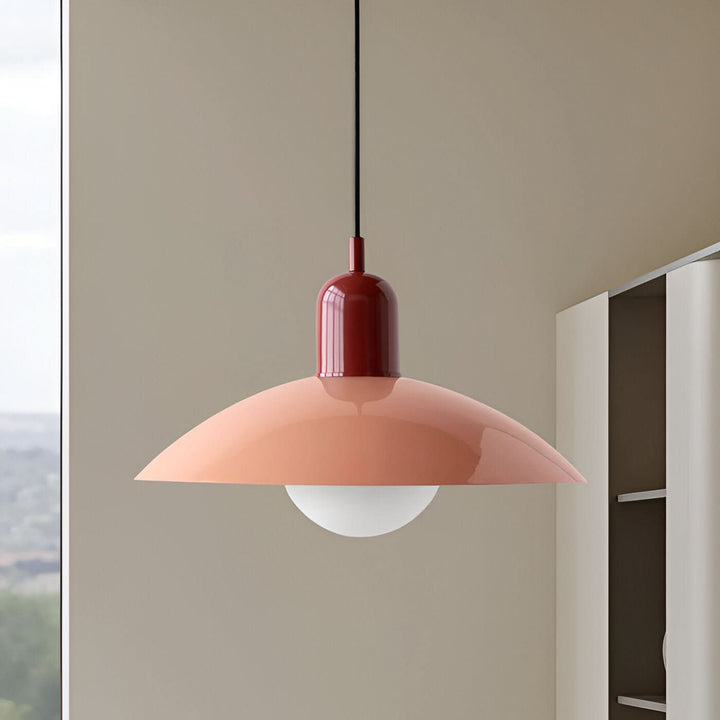 Diseño Bauhaus moderno: colgante Macaron, luz decorativa para espacios minimalistas.