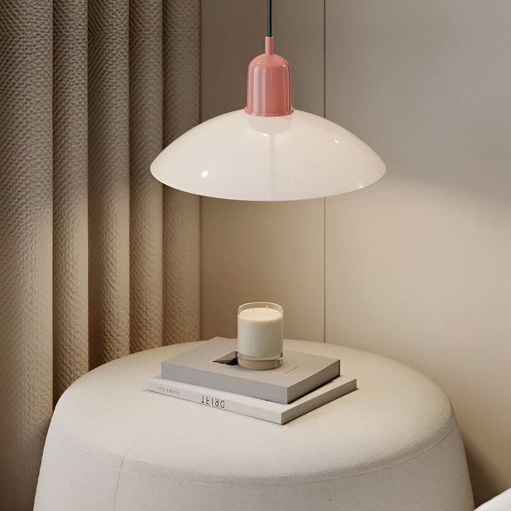 Lámpara de diseño Macaron, estilo Bauhaus, perfecta para cocinas modernas.