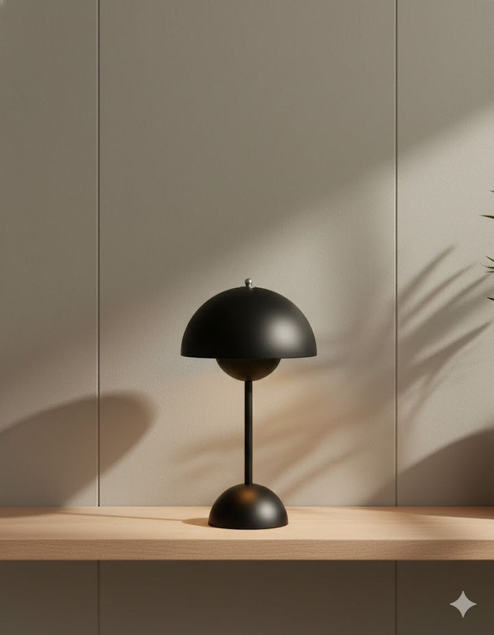 Iluminación de diseño Mid-Century: Lámpara de mesa Nova para decoración de hogar.