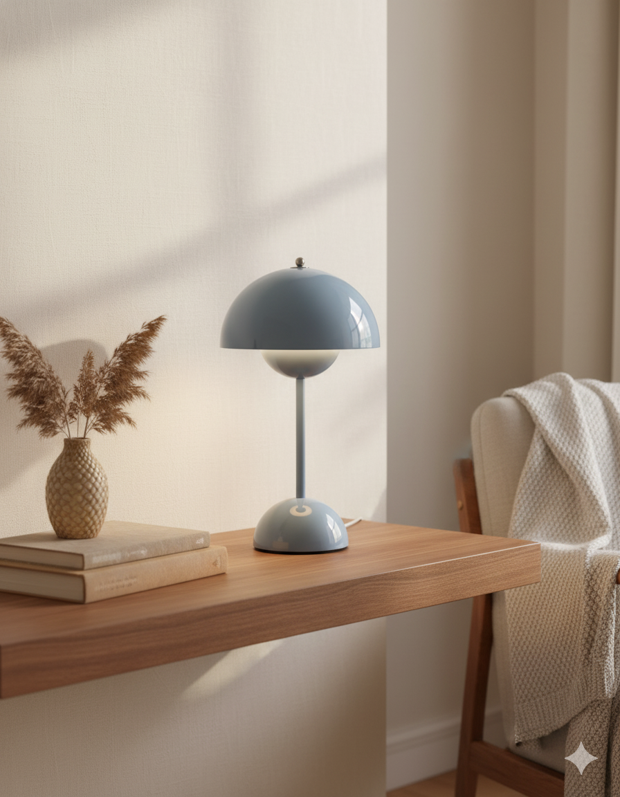 Iluminación de mesa moderna Nova, con un toque de diseño Mid-Century para decoración.