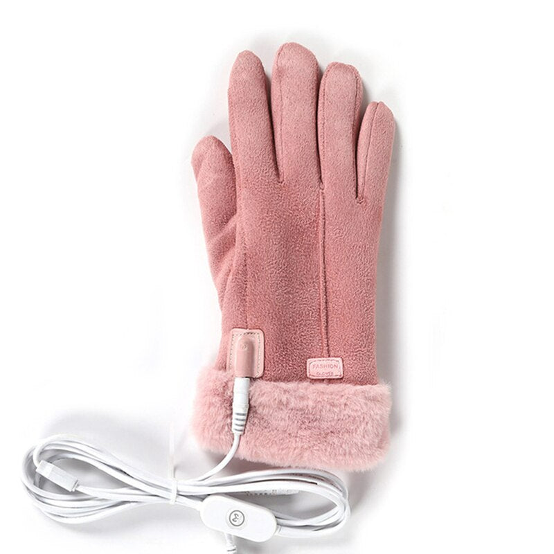 Guantes térmicos calefactables para mujer, batería 5000mAh, ideales invierno extremo y nieve.