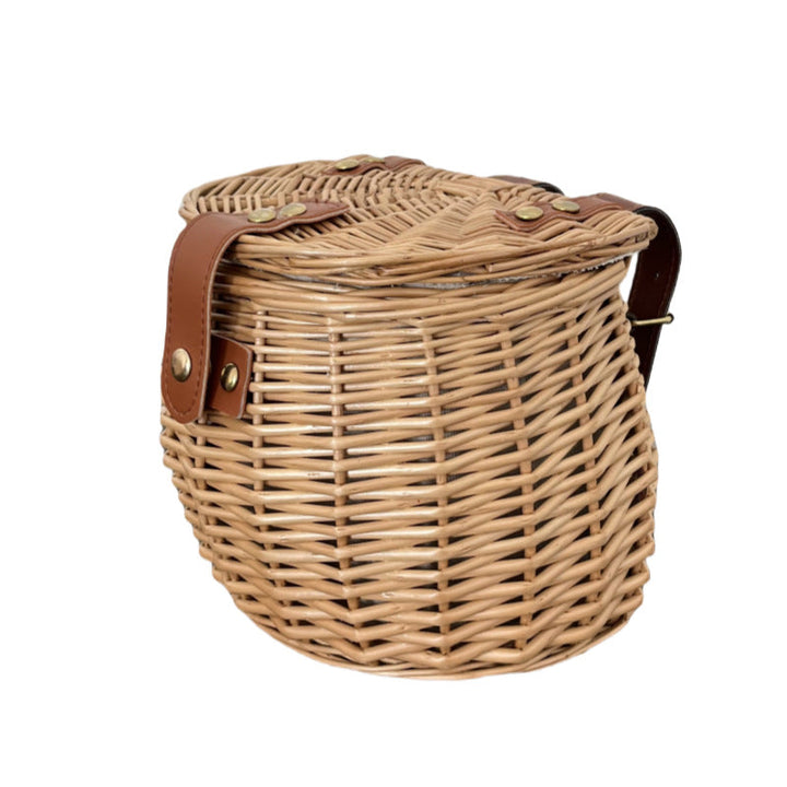 Bolsa de ciclismo para mujer, desmontable y práctica, perfecta para estilo ciclista urbano con protección.