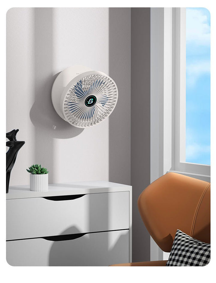 Ventilador multiuso para escritorio, hogar, oficina o viaje; silencioso, recargable y muy eficaz.