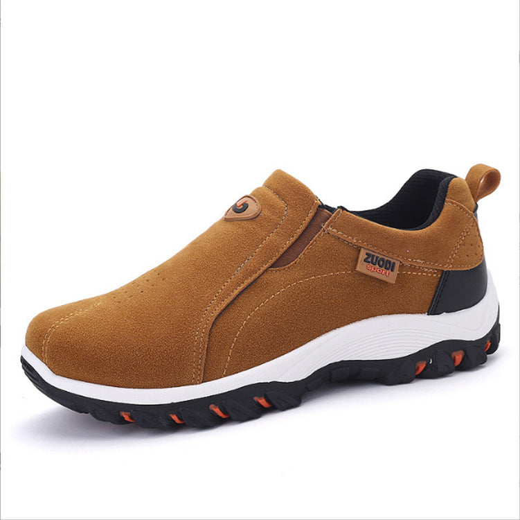 Zapatos slip-on de hombre ligeros y versátiles, ideales para la comodidad diaria y paseos con seguridad.