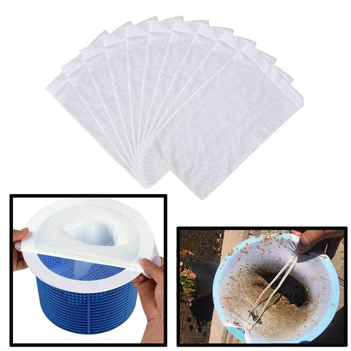 Accesorios de limpieza para piscina: calcetines de filtro. Disfruta de una piscina impecable todo el verano.