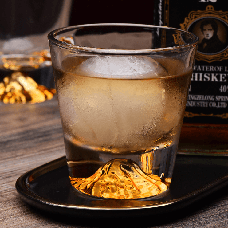 Juego de vasos Kiriko Edo artesanal para whisky, cristal japonés de lujo. Ideal para regalo o colección.