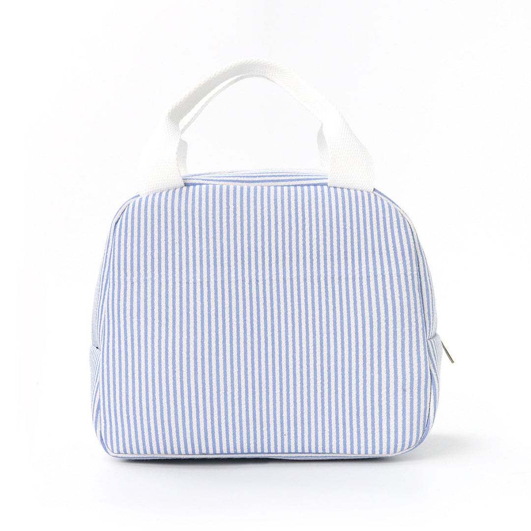 Bolsa de almuerzo térmica, aislante, moderna, unisex, ideal para viajes cortos y uso diario.