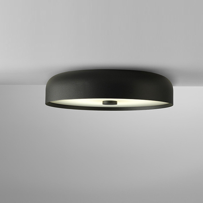 Lámpara LED de techo, forma redonda y minimalista, proporciona una luz acogedora y muy eficiente.