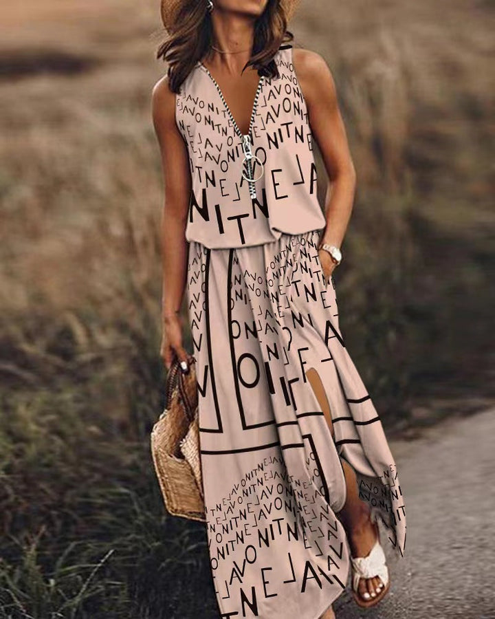 Falda maxi fluida de mujer, elegancia casual para un estilo fresco de verano.