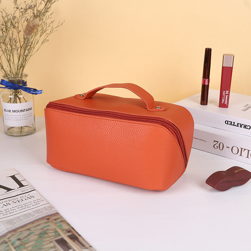 Neceser de viaje mujer, organizador de maquillaje duradero de PU. Regalo ideal para amantes de la belleza.