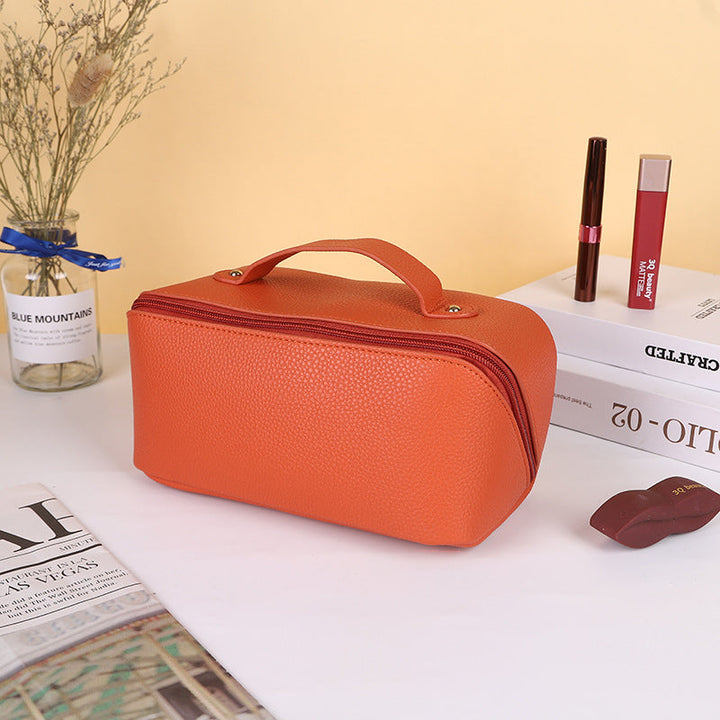 Neceser de viaje mujer, organizador de maquillaje duradero de PU. Regalo ideal para amantes de la belleza.