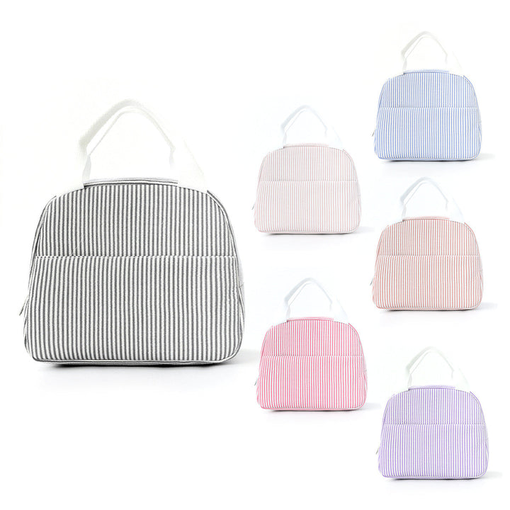 Bolsa de almuerzo aislada unisex con diseño moderno, ideal para oficina, escuela o viaje.