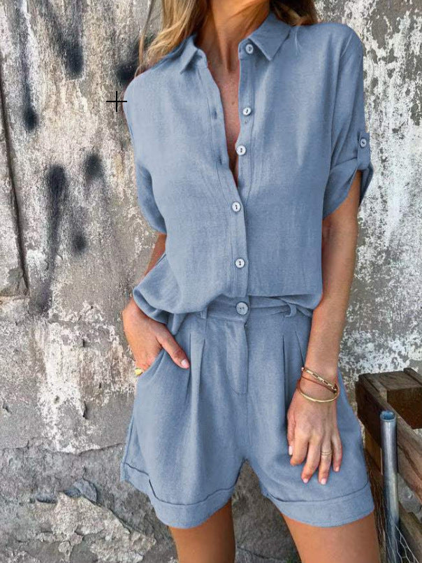 Elegante conjunto mujer Malara de dos piezas, con top manga larga y pantalón para un look casual y cómodo.