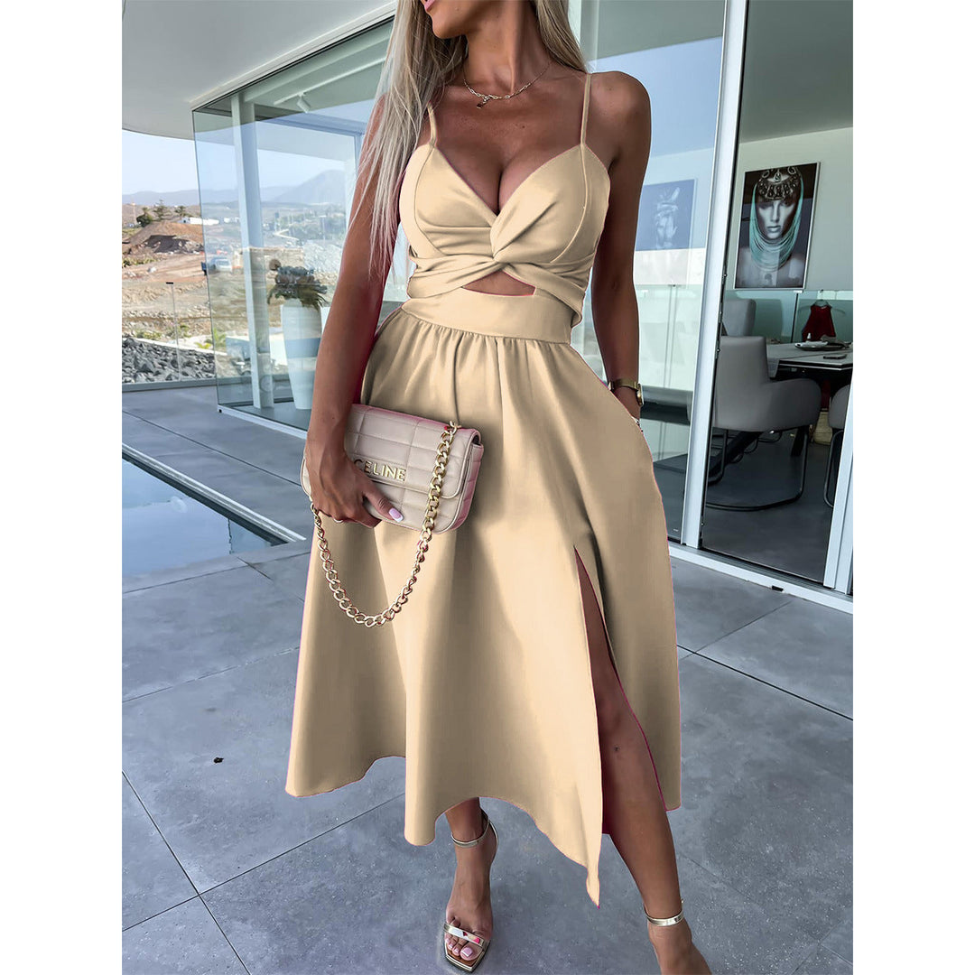Vestido casual para mujer, moda de verano, ligero y cómodo.