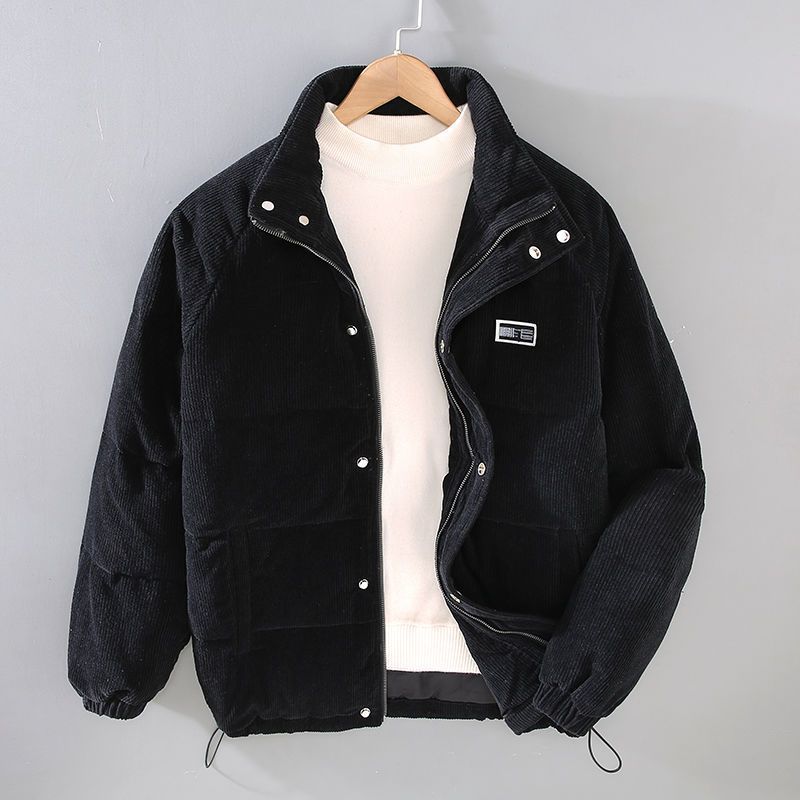 Chaqueta hombre acolchada, perfecta para el invierno, estilo casual masculino, prenda exterior de moda.