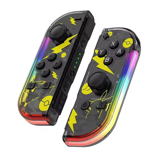 Accesorio gaming inalámbrico, controlador Bluetooth LED para Nintendo Switch, alta compatibilidad.