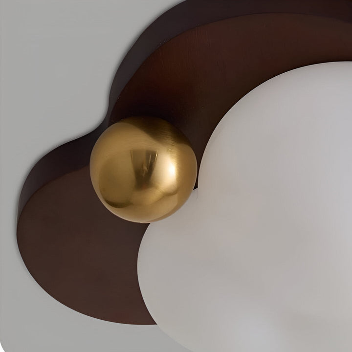 Iluminación de techo LED estrella de madera. Aporta luz natural y estilo nórdico a tu espacio.
