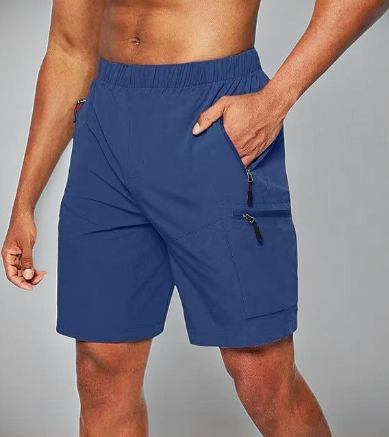Pantalón corto deportivo de hombre, cómodo para fitness, gym y actividades atléticas.