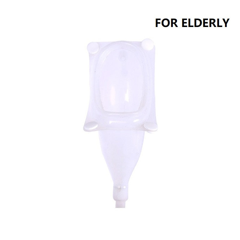 Orinal portátil discreto de silicona para incontinencia, facilidad y seguridad en cada uso.