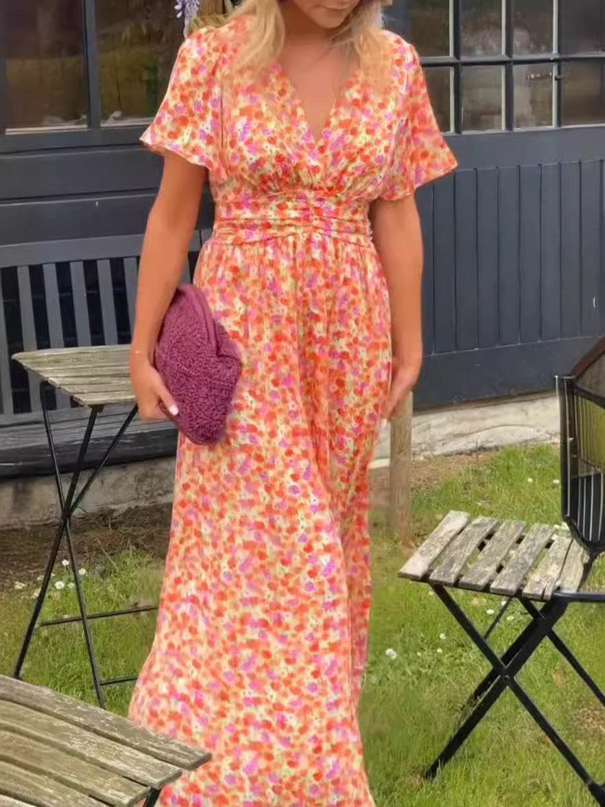 Vestido de mujer estampado floral, diseño fluido para máxima comodidad. Ideal para la temporada de verano.