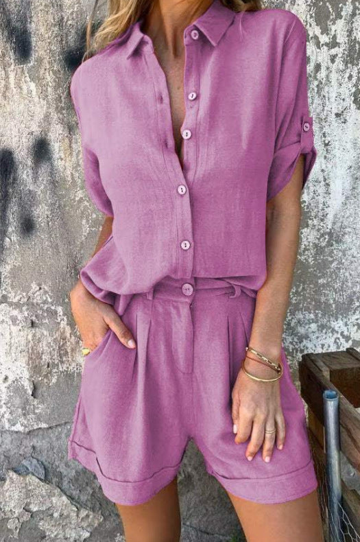 Conjunto Malara de top y pantalón para mujer, moda versátil de dos piezas para el estilo diario con confort.