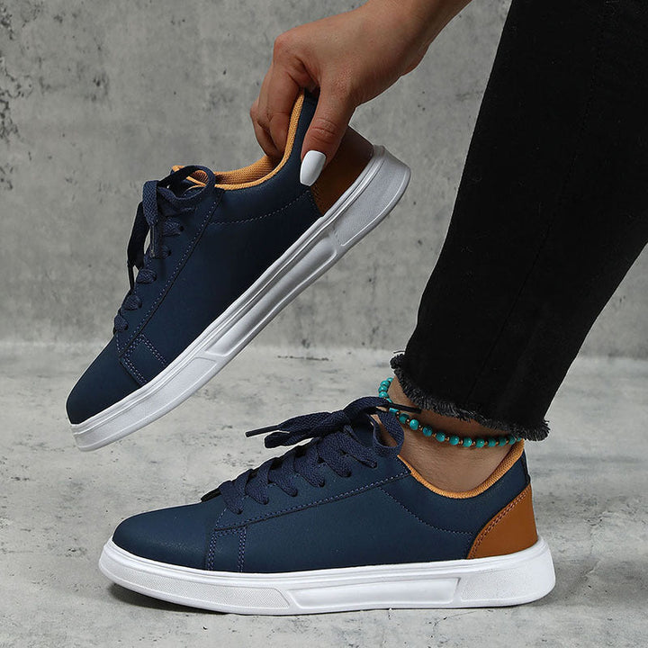 Zapatillas bajas urbanas de mujer. Confort y estilo casual con detalles modernos en contraste. Perfectas para el día a día.