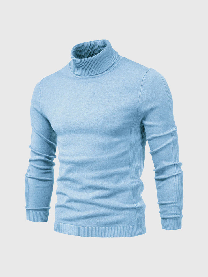 Jersey DAVARO de hombre, cuello alto slim fit, estilo casual y elegante.