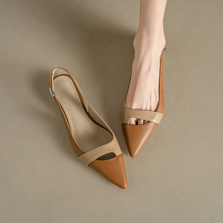 Zapatos de verano para mujer: sandalias planas casuales y elegantes con punta cerrada, perfectas para cualquier ocasión.