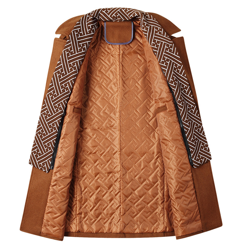 Abrigo clásico de invierno para hombre, estilo elegante y cálido. Ideal para el frío.